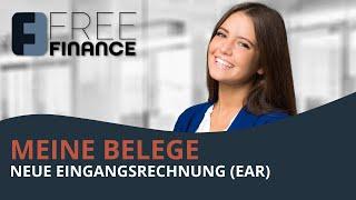 [VERALTET] FreeFinance - Meine Belege: Neue Eingangsrechnung (Ausgabe) (EAR)