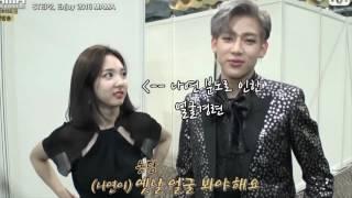 갓세븐 뱀뱀과 나연의 티격 태격!! 나연 진심으로 빡침!  got 7 bambam  na yeon Fight against each other.