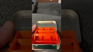 Epic 3D Printed Altoids Fishing Tackle Box Nesting Hinges@Prusa3D #shorts #prusa3dprinter#printables