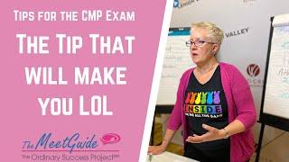 Tips for the CMP Exam - The Tip That Will Make You LOL