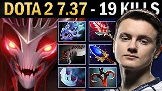 Spectre Gameplay Miracle with 19 Kills and Moon Shard - Dota 2 7.37