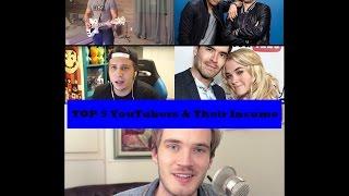 TOP 5 YouTubers & Their Income | SB Abir