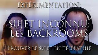 471-EXPÉRIMENTATION D'UN SUJET INCONNU: BACKROOMS - Trouver le sujet en télépathie - Collectif OSOL