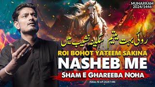 ROI BOHAT YATEEM SAKINA NASHEB ME | Abbas Ali Arfi Noha 2024 | Sham e Ghareeba | 10 Muharram Noha