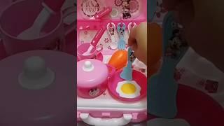 Unboxing & Review Cute Minnie Mouse Kitchen Set#kitchenset #pinktoys #cutetoys