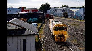 KiwiRail Action in Christchurch - January 2022 (HD)