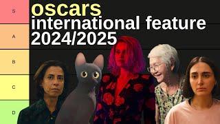 Oscar International Feature 2024/2025 Contenders Tier-List