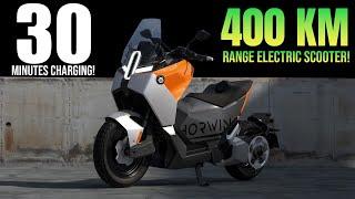 400 km Range Electric Scooter - Horwin Senmenti 0 - EV Bro