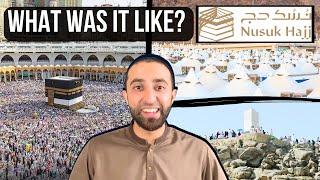 My Hajj 2023 Experience from UK (with Nusuk)