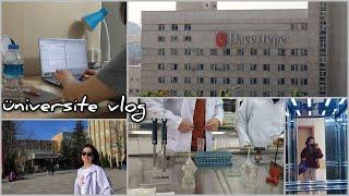 Hacettepe Tıp Öğrencisinin Okulda Bir Günü! -lab day- #vlog #hacettepe