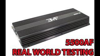 EMF Audio 5500AF REAL WORLD power testing