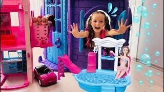 Barbie Videosu!Ada ile Oyuncak Evcilik Videosu!Barbie Oyuncak Bebek Videosu,Kız Oyunları #baby