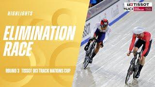 Elimination Race Highlights - Milton, Canada | 2024 Tissot UCI Track Nations Cup