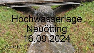 Hochwasserlage Neuötting 16.09.2024 - Panik? Nö.