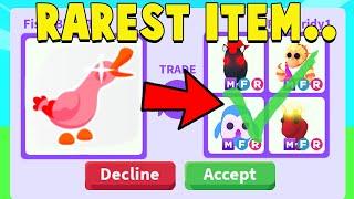 I traded the RAREST ITEM in Adopt Me! (0.001% OWN THIS)