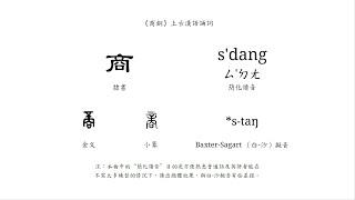 打擊樂協奏曲《商銅》的上古漢語誦詞讀音 Old Chinese pronunciation in the percussion concerto «Bronze Age of Shang»