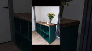 Looking to add a little mid-century to your modern Kallax unit?  Steal this upcycling idea 