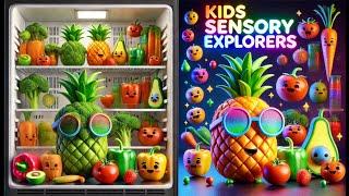  Kids Sensory Explorer: Fun Learning with Fruits & Veggies! 