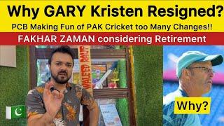 Why Gary Kristen Resigned from Coaching? | What is Happening in PAK CRICKET | Gilepsie New Coach