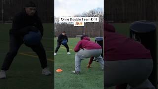 Offensive Line Double Team Drill