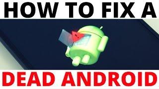 How to Fix The Dead Android and Red Triangle Error Symbol - Android Recovery Screen