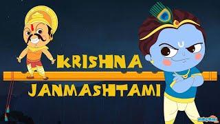 Story of Krishna Janmashtami | Krishna and Kans Story | Indian Mythology Stories by Mocomi Kids