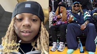 Lil Wayne & Nivea's Son Neal Responds To Follower Asking Will He Do A Collab With His Dad! 