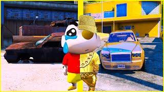 SHINCHAN TOUCH ANYTHING BECOME GOLD  IN GTA5 TELUGU