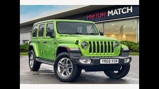 Used Jeep Wrangler 2.2 MultiJet II Sahara Auto 4WD   | Motor Match Stockport