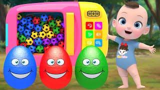 Surprise egg | Johny Johny Yes Papa | Nursery Rhymes & Kids Songs | Kindergarten