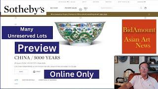 Preview 5000 Years of Chinese Art at Sotheby's Online ONLY June 28