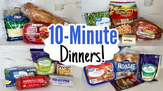 10 MINUTE DINNERS | 5 Tasty & QUICK Recipe Ideas | Cheap Home Cooked Meals Made EASY | Julia Pacheco