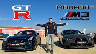 700HP Nissan GT-R vs 630HP BMW M3 xDrive DRAG RACE