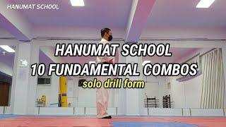 입식격투 기본 10개 컴비네이션 HANUMAT SCHOOL 십대초 독련형