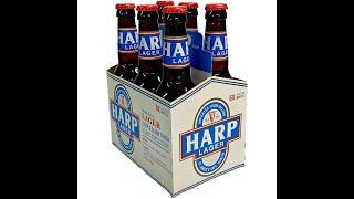 Harp lager imported from Ireland beer review