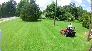 Stipe King stripes over grown grass/ How to put waves in a yard/ Our best looking site