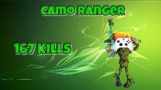 Camo Ranger 167 Kills Solo - Controller Gameplay