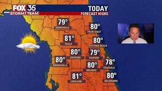 Warming up with increased rain chances this weekend in Central Florida