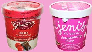 Graeter’s Cherry Chocolate Chip Ice Cream & Jeni’s Brambleberry Crisp Ice Cream Review