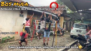 Keseruan BOS MUDA & Crew BM 22 di sela sela break shooting‼️BOS MUDA bermain voly