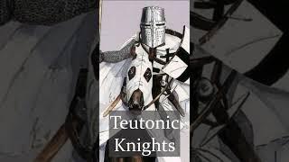 ️ Teutonic Knights:  The “German Templars" ️