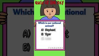 QUIZ OF THE DAY | For kids |General Knowledge  #funbunny #kidsvideo #youtube #subscribe