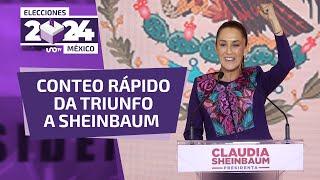 Conteos rápidos dan el triunfo a Claudia Sheinbaum