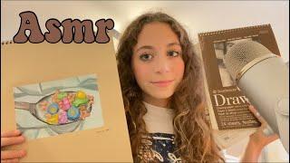 ASMR| sketchbook tours :)