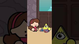 Dipper and Mabel babysitting Baby Bill Gravity Falls #gravityfalls #billcipher  #cartoon #meme