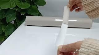 Seaart PVC S105 Light Tan Textile Vinyl