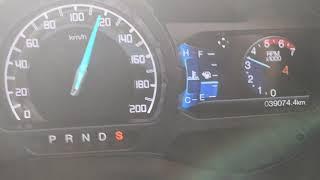 Ford Ranger 3.2 Auto 0-195 km/h acceleration