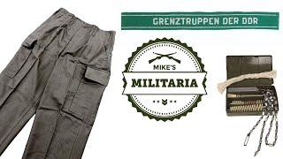 COOL NEW STUFF at Mike's Militaria! German Moleskin Field Pants, East German Stuff, G3 Cleaning Kits