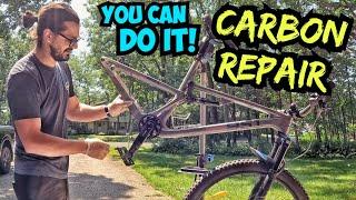 Cracked Carbon Frame? DIY Repair kits are easy!