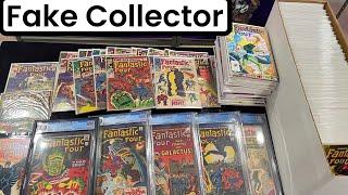 FAKE Collector Shows Fantastic Four Comic Book Collection